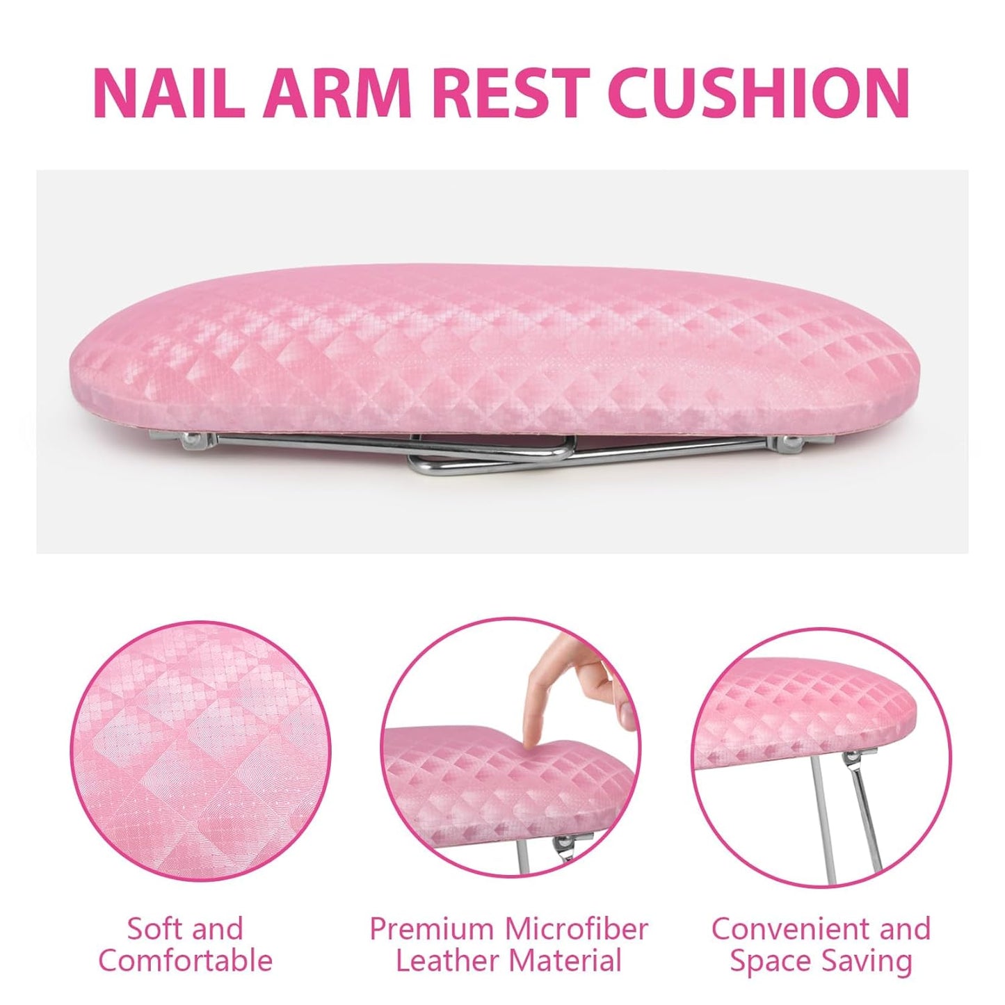 Nail Arm Rest Leather Manicure Hand Pillow Rest Cushion Table
