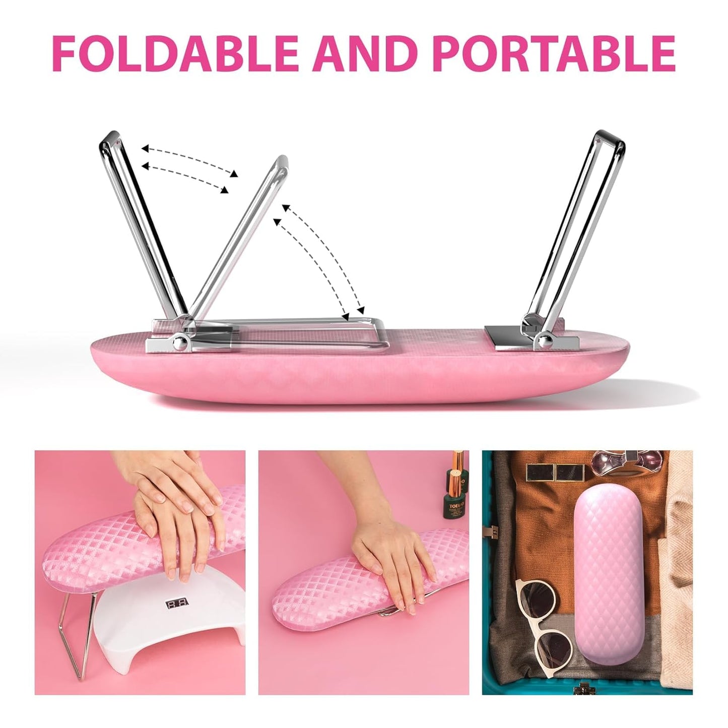 Nail Arm Rest Leather Manicure Hand Pillow Rest Cushion Table